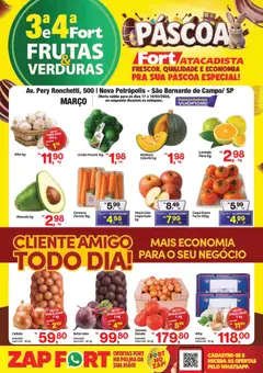 Fort Atacadista ofertas Frutas, Verduras - Pré-Visualização do folheto da loja Fort Atacadista, válido de 17.03.2026