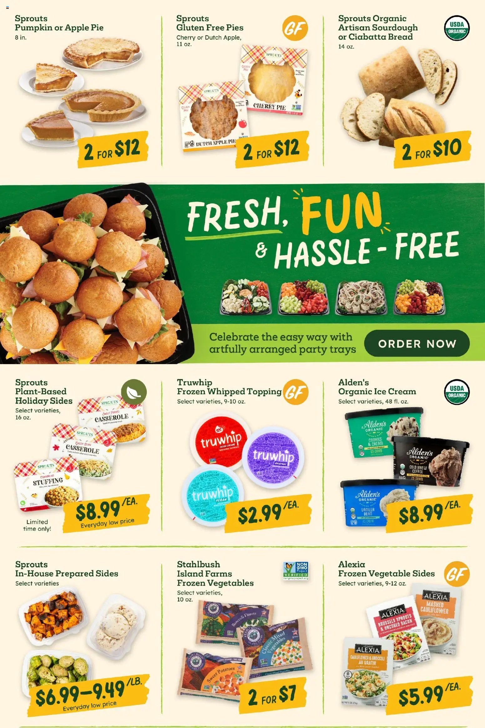 Sprouts Weekly Ad - valid from 19.11.2025 | Page: 8 | Products: Coffee, Cream, Pumpkin, Cauliflower