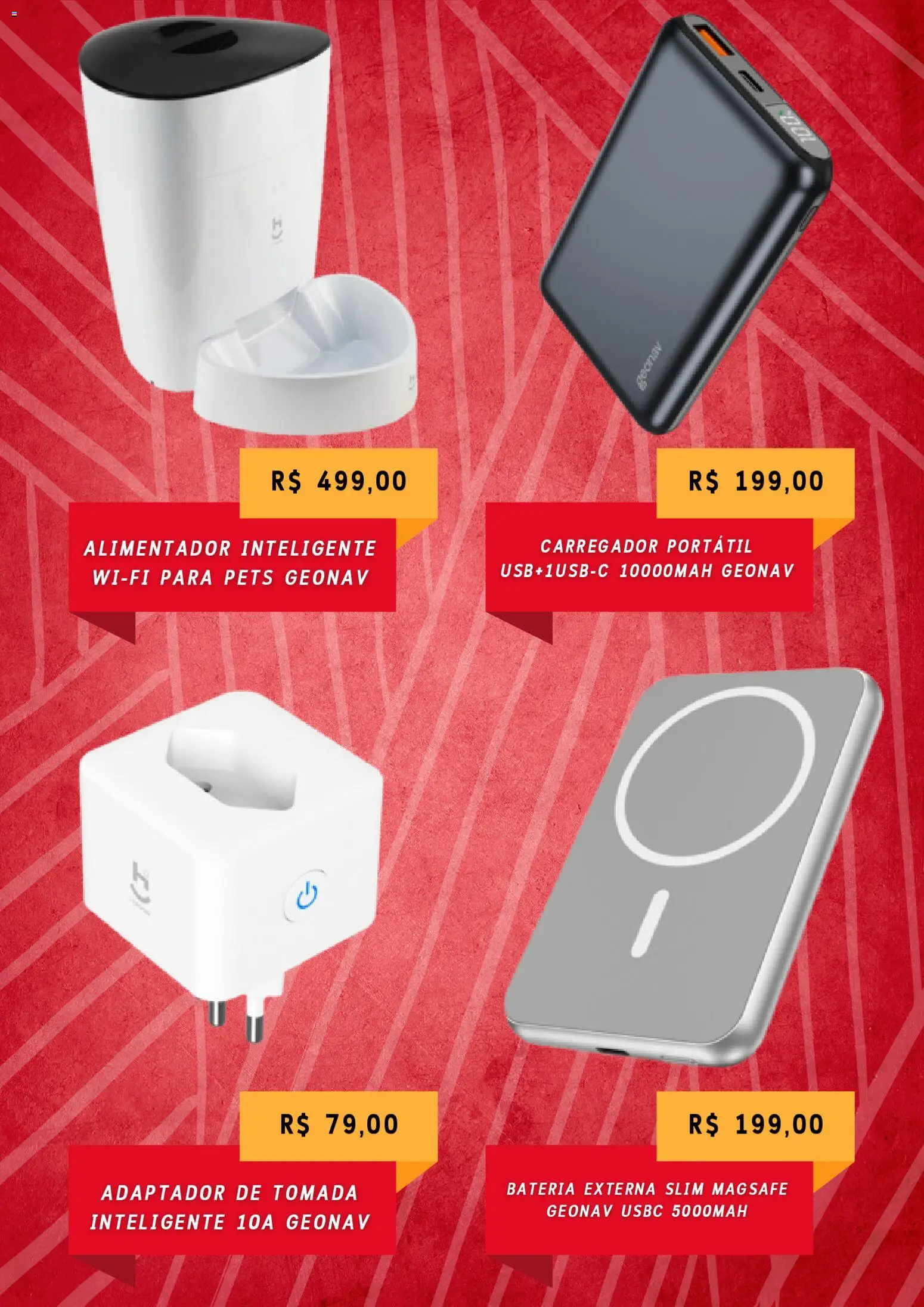 Claro Folheto - válido de 08.04.2026 | Página: 2 | Produtos: Tomada, Bateria, Adaptador