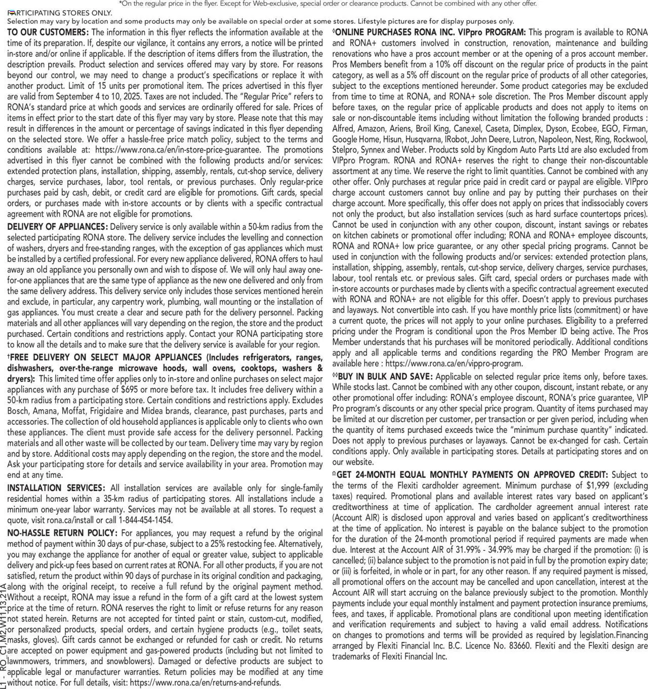 Rona flyer valid from 04.09.2025 | Page: 21