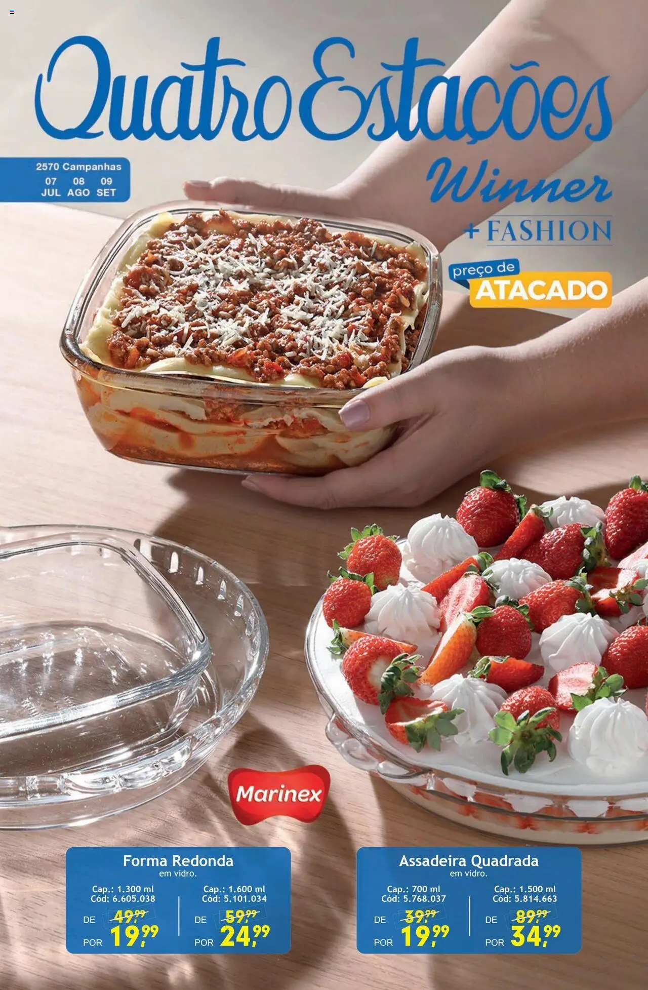 Quatro Estações Folheto - válido de 01.07.2025 | Página: 1 | Produtos: Assadeira