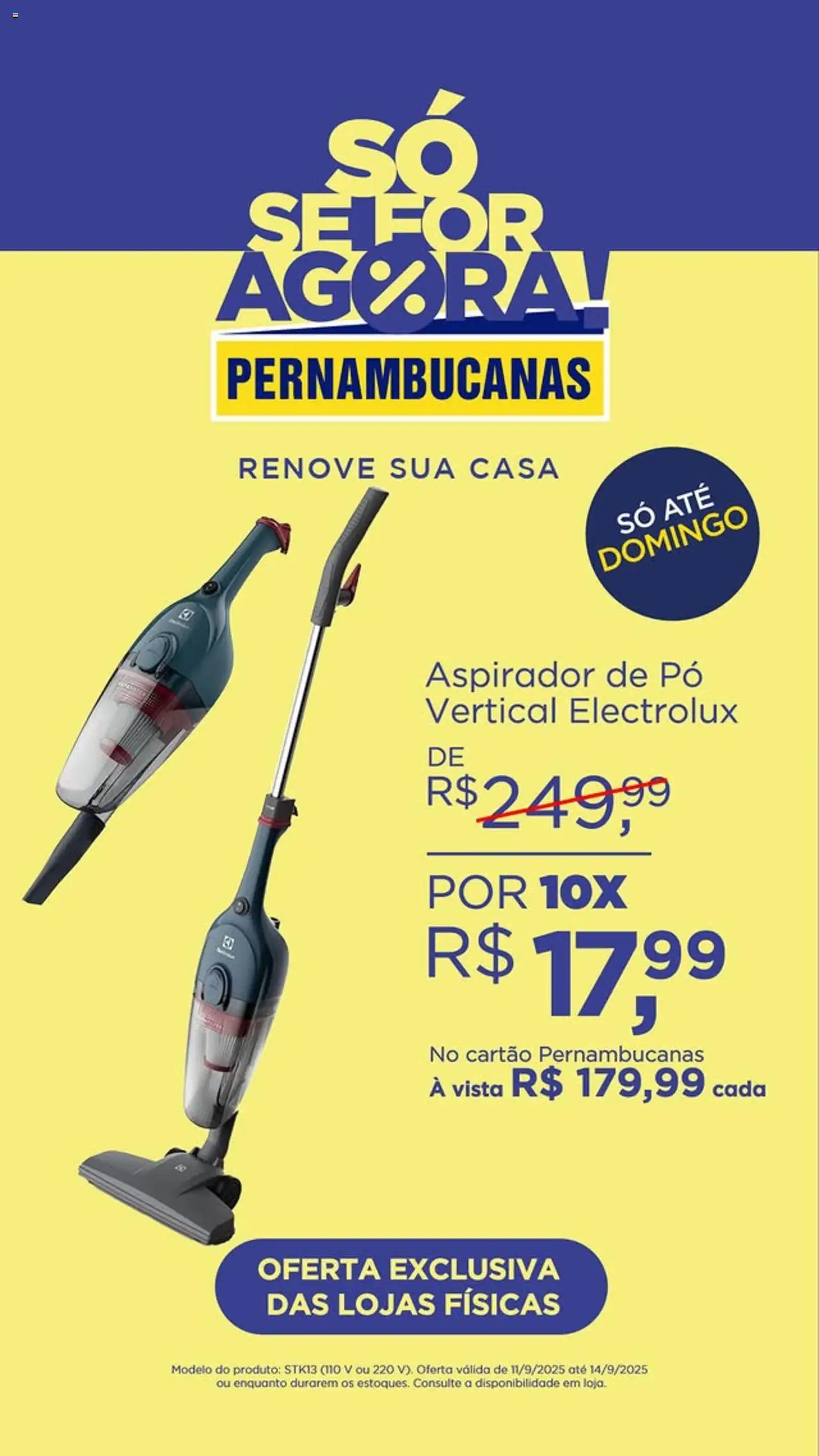 Pernambucanas Folheto - válido de 11.09.2025 | Página: 6 | Produtos: Aspirador de pó, Pó