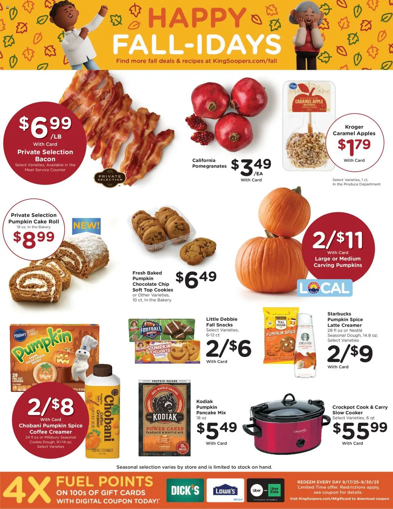 King Soopers Weekly Ad - valid from 17.09.2025 | Page: 11 | Products: Bakery, Cooker, Sugar, Pumpkin