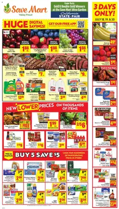 Preview of Save Mart weekly ads valid from 16.07.2025