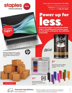 Preview of Staples - Business Flyer from shop Staples valid from 05.09.2025
