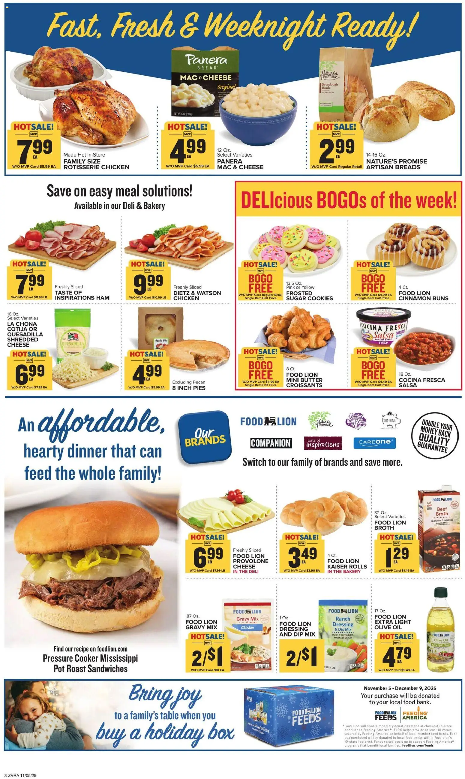 Food Lion Weekly Ad - valid from 05.11.2025 | Page: 5 | Products: Table, Box, Butter, Cookies