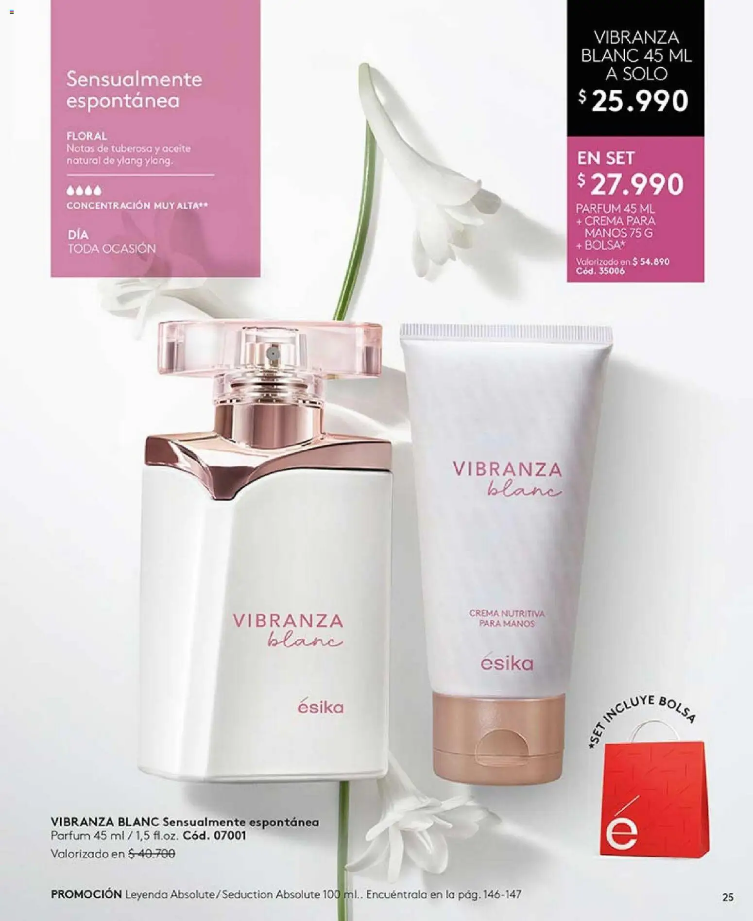 Catálogo Ésika Campaña 1 │ válido desde el 01.01.2026 | Página: 25 | Productos: Bolsa, Aceite, Crema