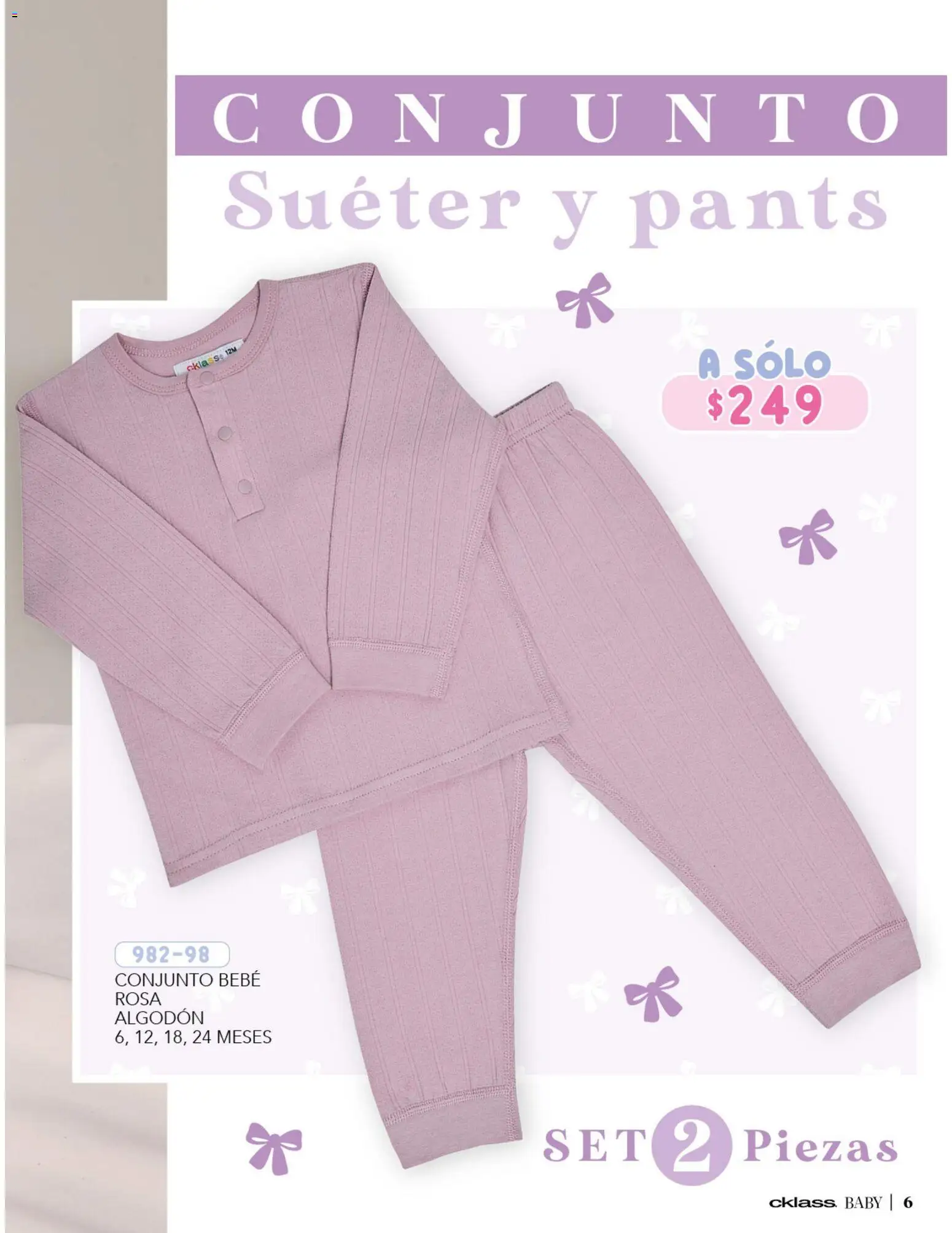 Nuevas ofertas de Cklass válidas en toda la República Mexicana desde el 02.01.2026. ¡Encuentra las mejores ofertas en Cklass catálogo Kids Niña! | Página: 201 | Productos: Suéter, Algodón, Conjunto, Pants