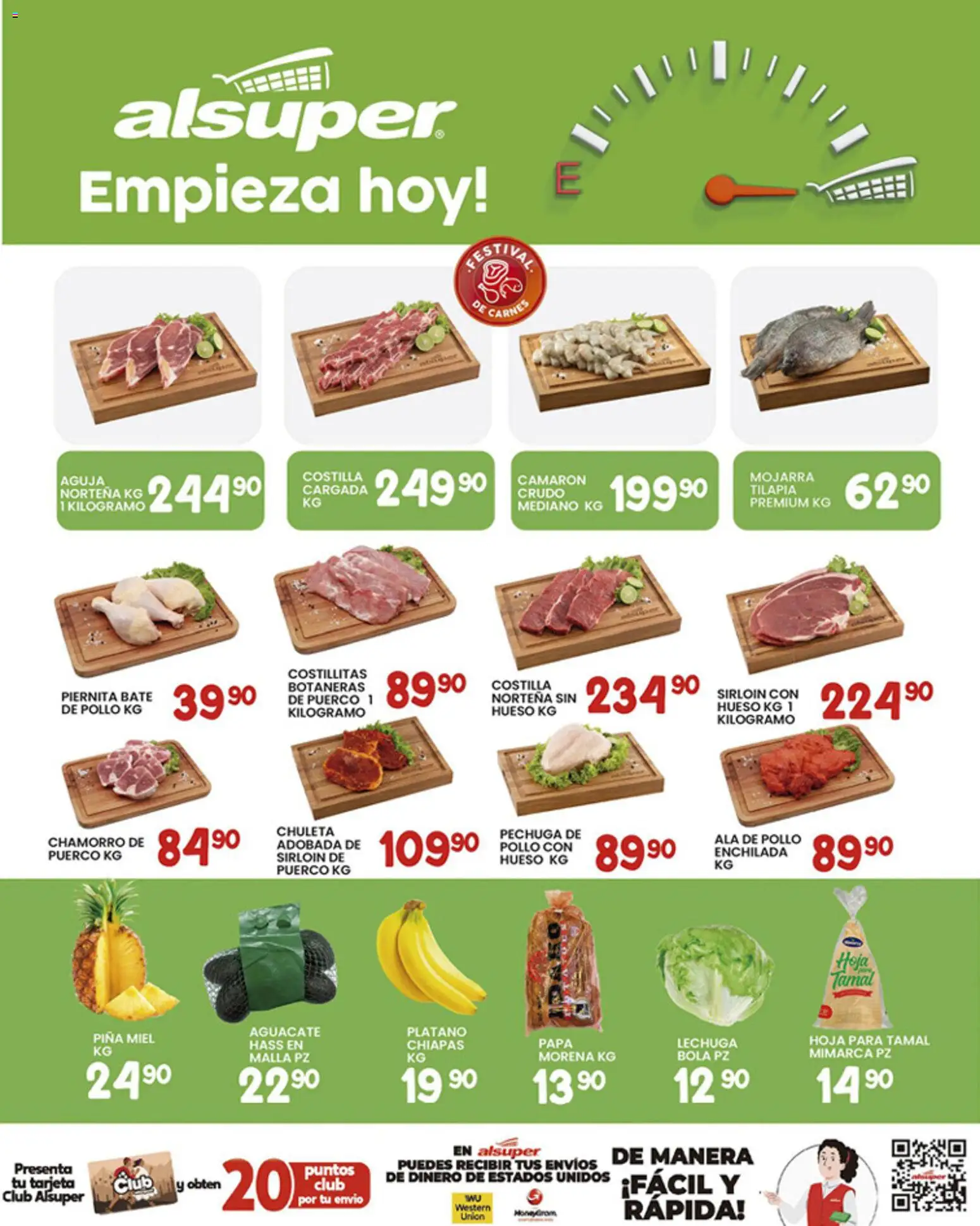 Nuevas ofertas de Alsuper válidas en toda la República Mexicana desde el 30.01.2026. ¡Encuentra las mejores ofertas en Alsuper folleto! | Página: 8 | Productos: Plátano, Papa, Lechuga, Malla