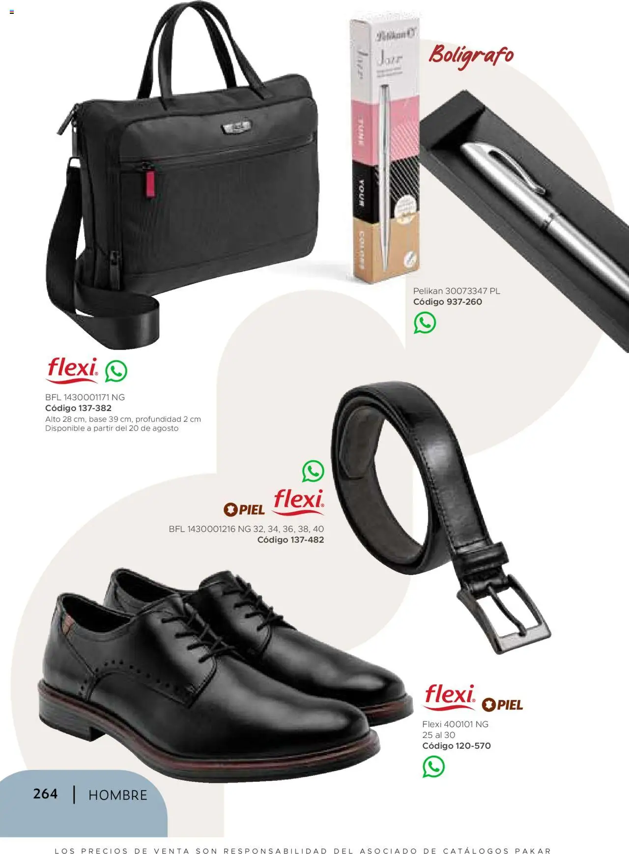 Nuevas ofertas de SC Pakar válidas en toda la República Mexicana desde el 24.07.2025. ¡Encuentra las mejores ofertas en SC Pakar - Catálogo Hombre otoño / invierno! | Página: 264