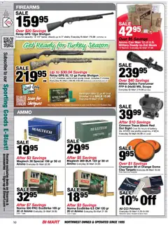 Preview of Bi-Mart weekly ads valid from 10.03.2026 | Page: 10 | Products: Pump, Shotgun, Case, Ammo