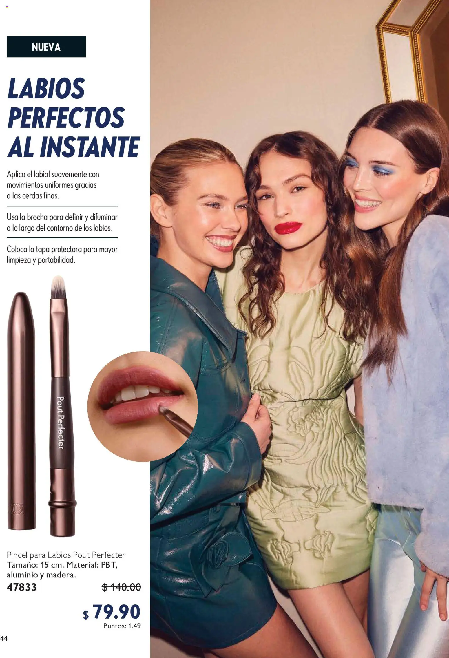 Nuevas ofertas de Oriflame válidas en toda la República Mexicana desde el 06.12.2025. ¡Encuentra las mejores ofertas en Oriflame campaña 12 2025! | Página: 44 | Productos: Pincel, Contorno
