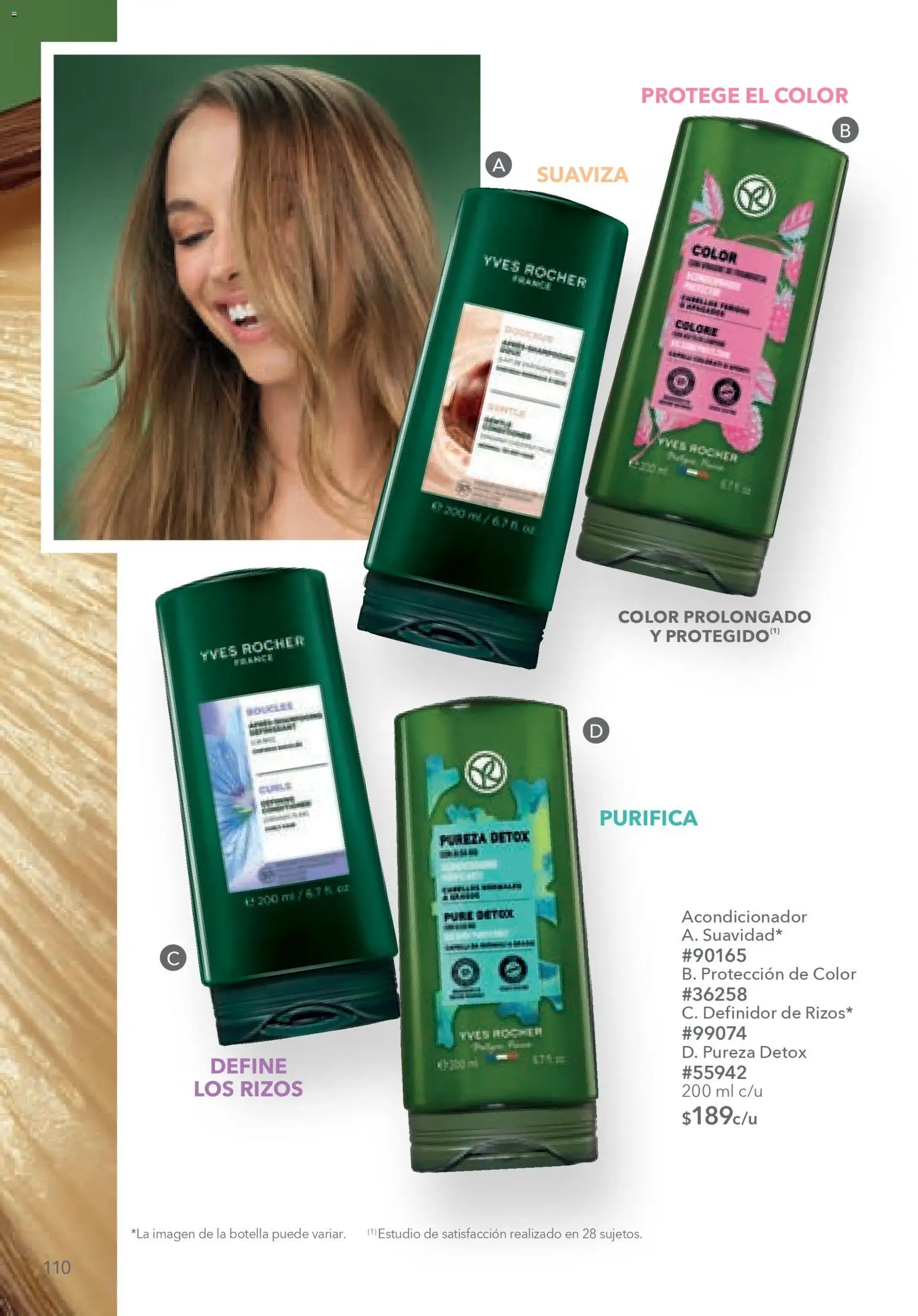 Nuevas ofertas de Yves Rocher válidas en toda la República Mexicana desde el 03.03.2026. ¡Encuentra las mejores ofertas en Yves Rocher campaña 4 2026! | Página: 112 | Productos: Botella, Acondicionador