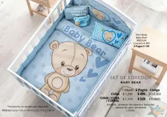 Vista previa de Colchas Concord catálogo Baby, nuevo folleto de la tienda, válido en México a partir del 01.05.2026 | Página: 5 | Productos: Cama, Almohada, Body, Cuna