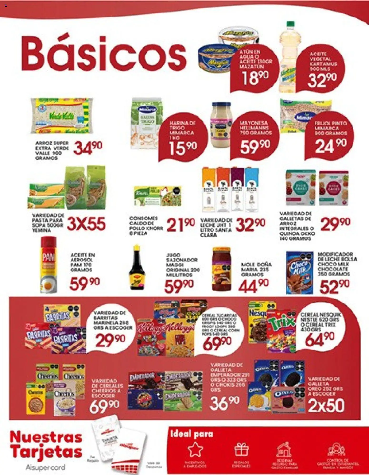 Nuevas ofertas de Alsuper válidas en toda la República Mexicana desde el 14.04.2026. ¡Encuentra las mejores ofertas en Alsuper folleto Torreon! | Página: 6 | Productos: Harina, Agua, Jugo, Cereales