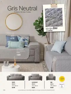 Vista previa de Vianney catálogo Primavera, nuevo folleto de la tienda, válido en México a partir del 07.03.2025 | Página: 232 | Productos: Sofá, Funda, Repelente