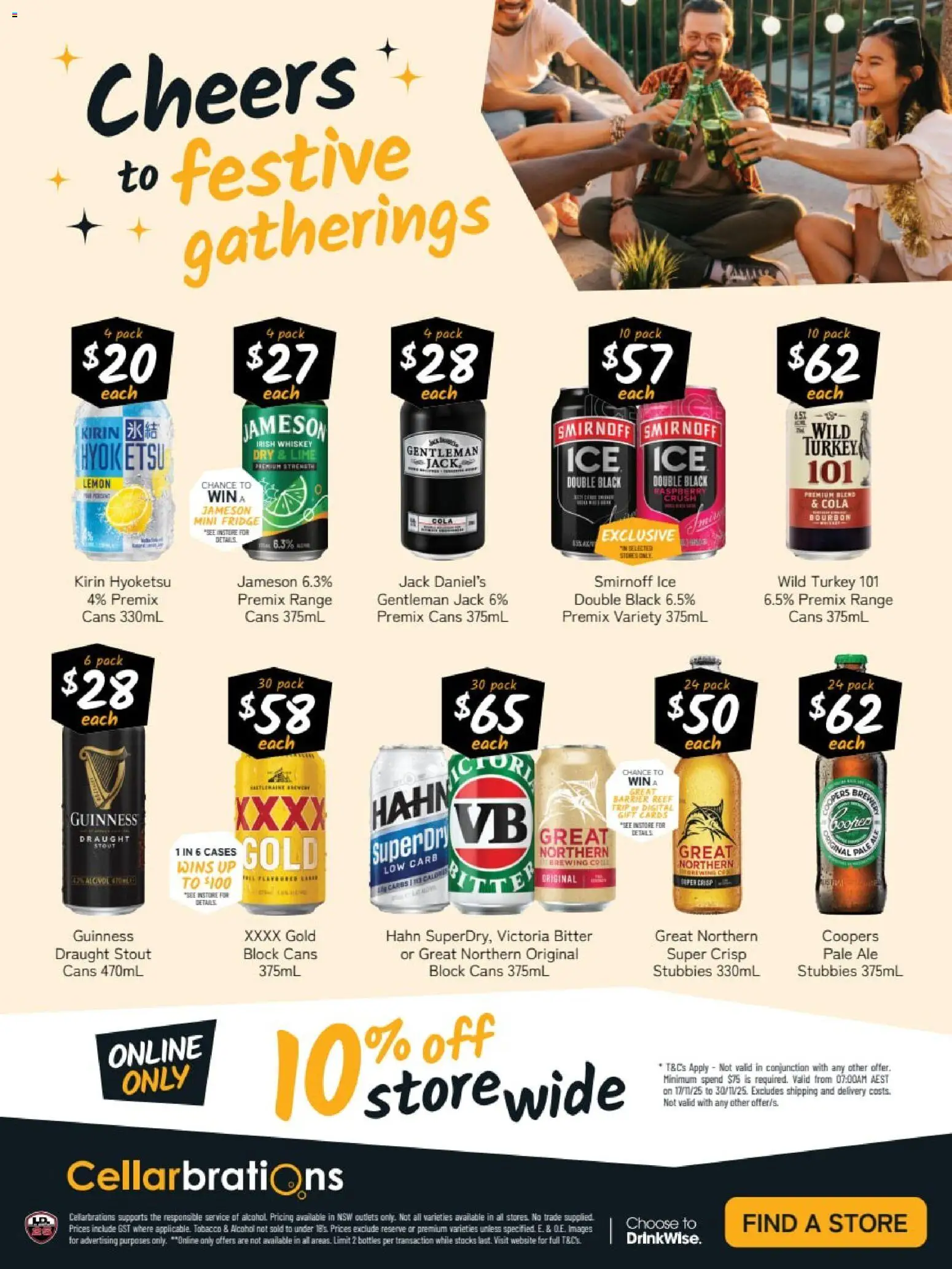 Cellarbrations catalogue - valid from 17.11.2025 | Page: 6 | Products: Bourbon, Lemon, Digital, Fridge
