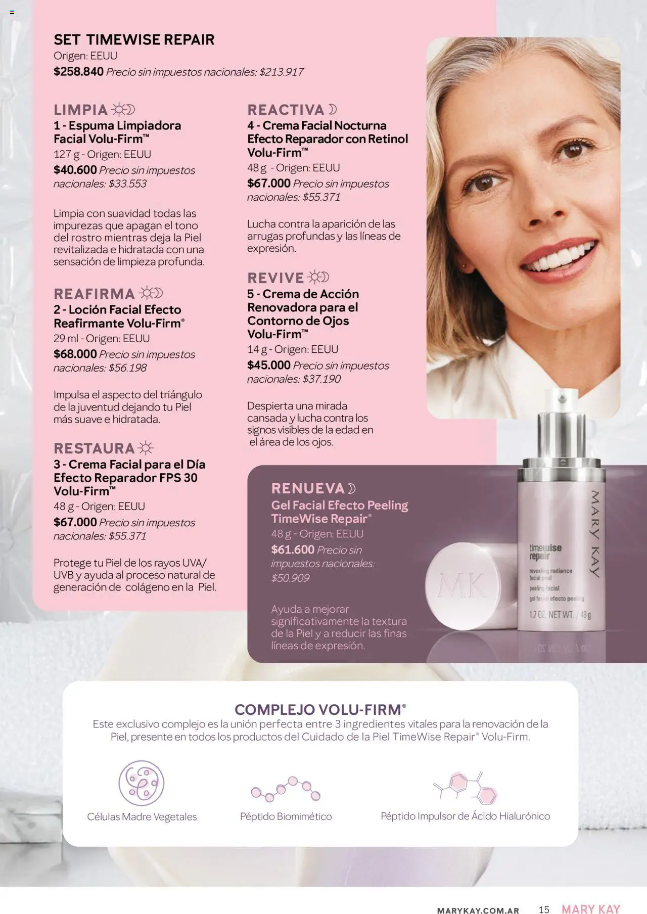 Mary Kay catálogo Invierno │ válido desde el 01.07.2025 | Página: 15 | Productos: Contorno de ojos, Contorno, Espuma, Crema