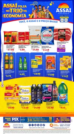 Encarte Assaí Atacadista - GO - Pré-Visualização do folheto da loja Assaí Atacadista, válido de 14.02.2026