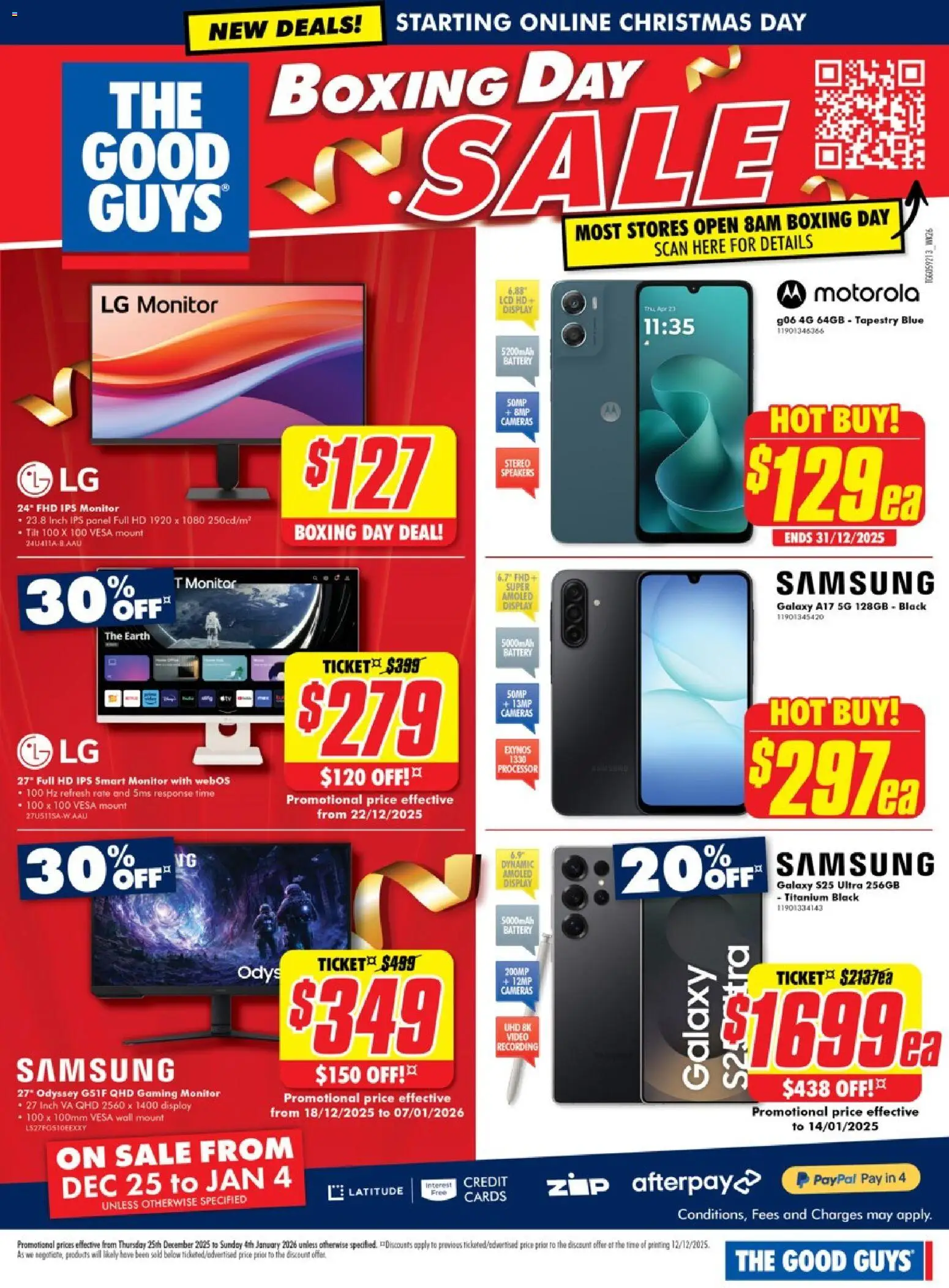 The Good Guys catalogue - valid from 24.12.2025 | Page: 26 | Products: Battery, Monitor, Stereo