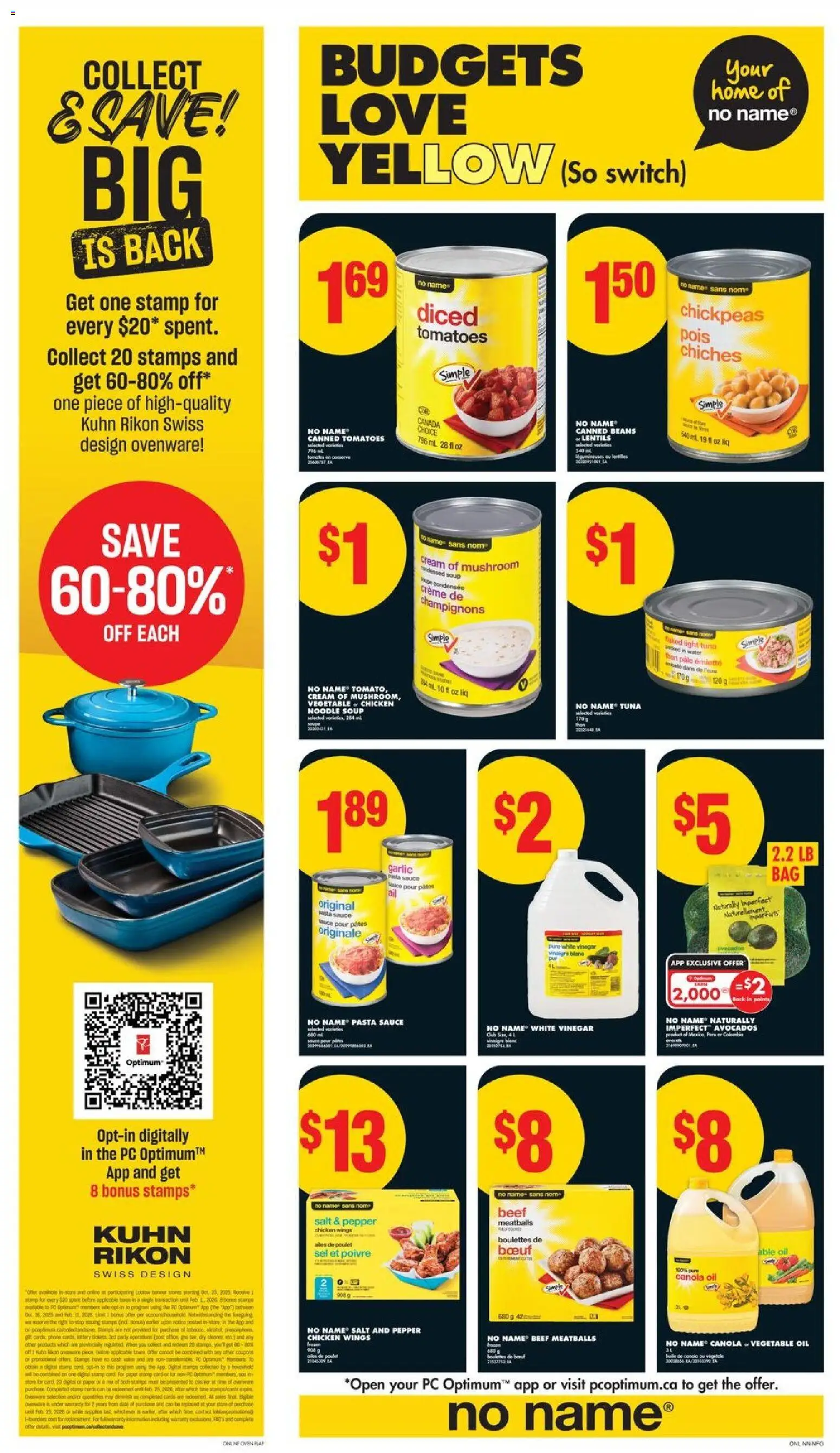 No Frills flyer valid from 15.01.2026 | Page: 15 | Products: Beef, Pasta, Cream, Chicken wings