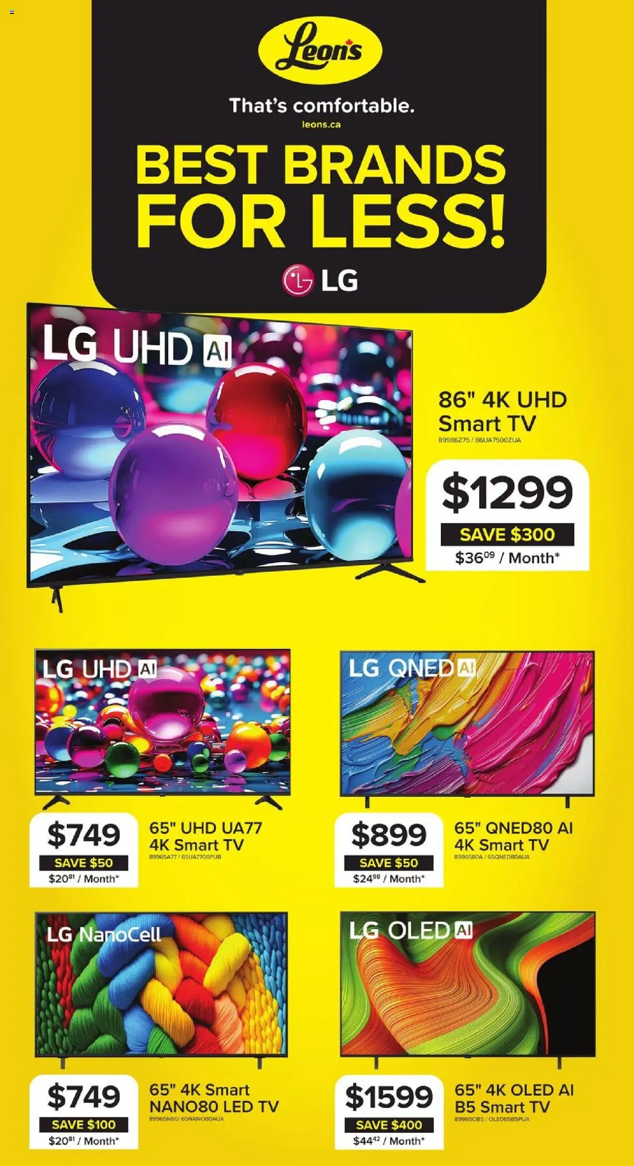 Leon's flyer valid from 26.09.2025 | Page: 2 | Products: Tv