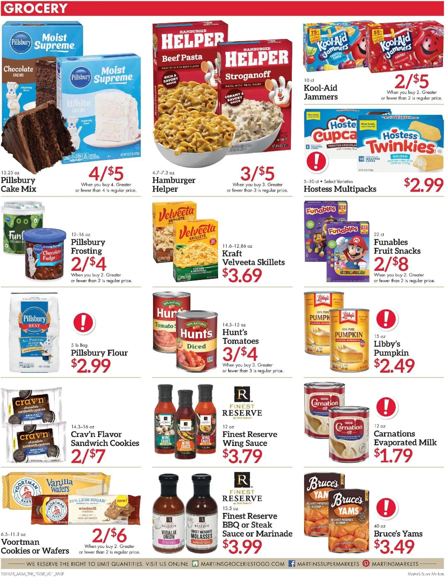 Martin’s - Current Ad - IN - valid from 26.10.2025 | Page: 8 | Products: Pasta, Cookies, Pumpkin, Onion