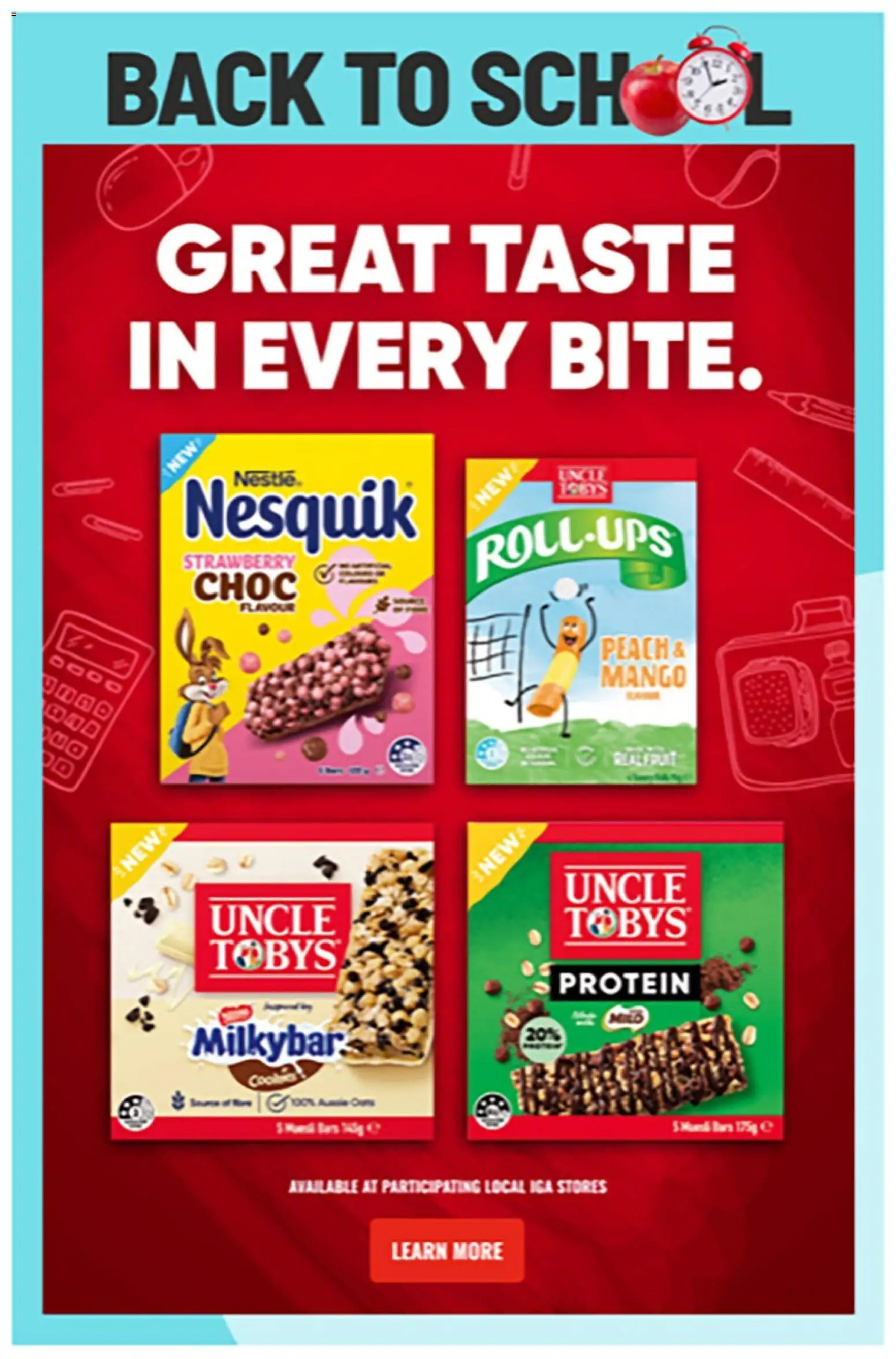 IGA catalogue - valid from 21.01.2026 | Page: 22 | Products: Milk, Chocolate, Pasta, Sauce