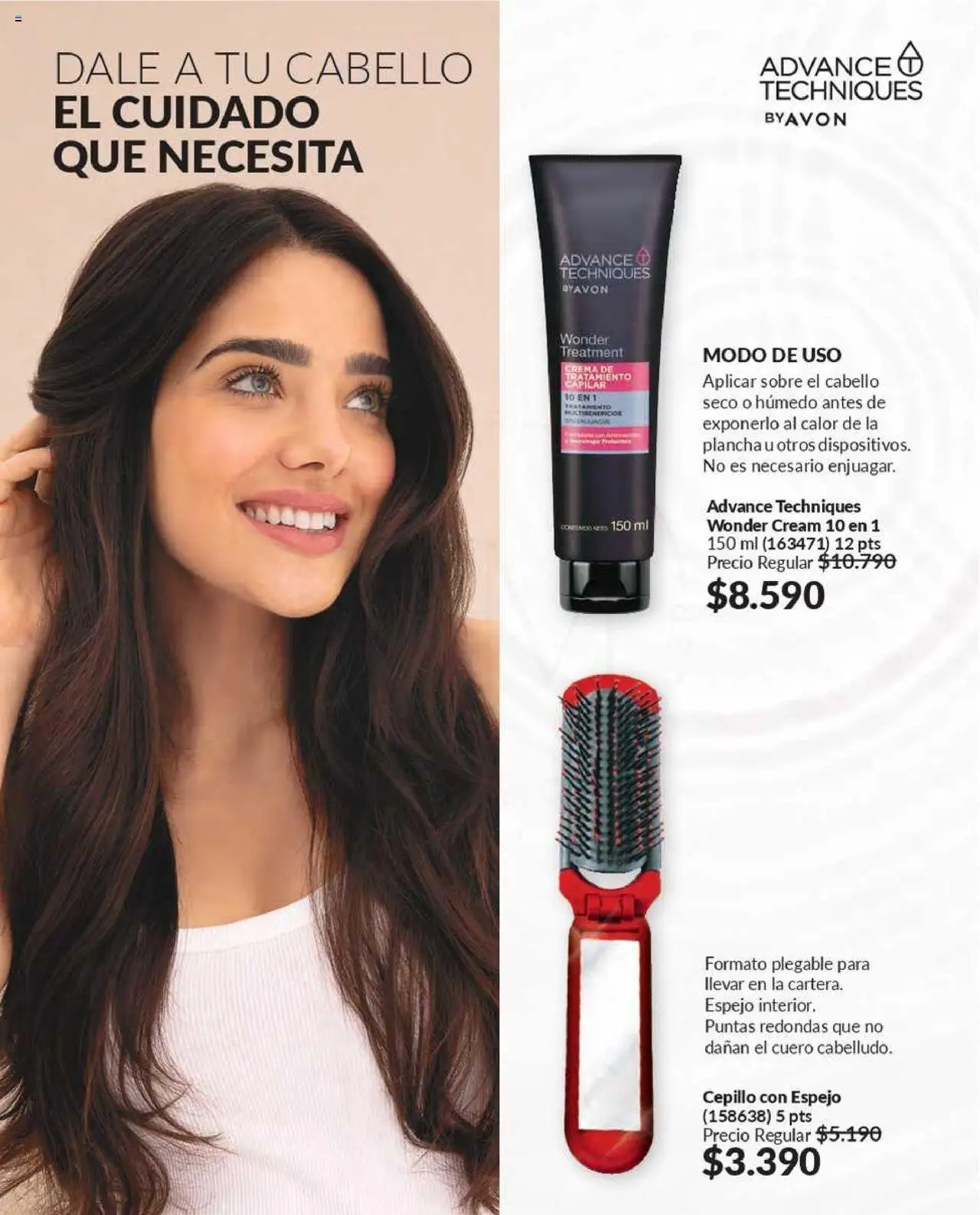 Catálogo Avon Campaña 10 │ válido desde el 03.06.2025 | Página: 117 | Productos: Plancha, Espejo, Cepillo, Sobre