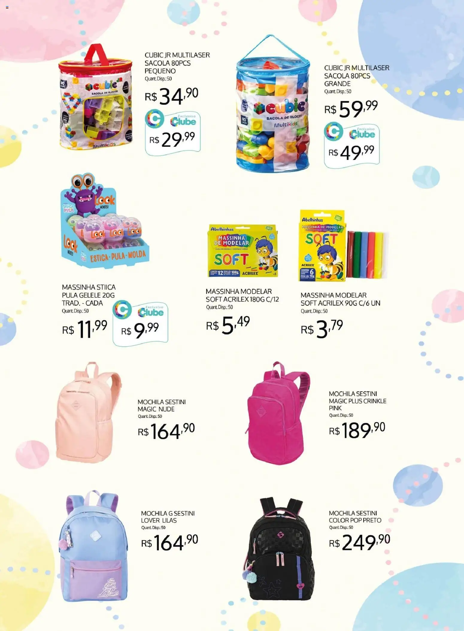 Bistek Supermercados Folheto - válido de 31.12.2025 | Página: 6 | Produtos: Massinha de modelar, Mochila, Monster