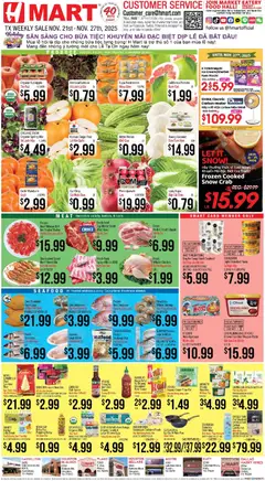 Preview of Hmart weekly ads valid from 21.11.2025
