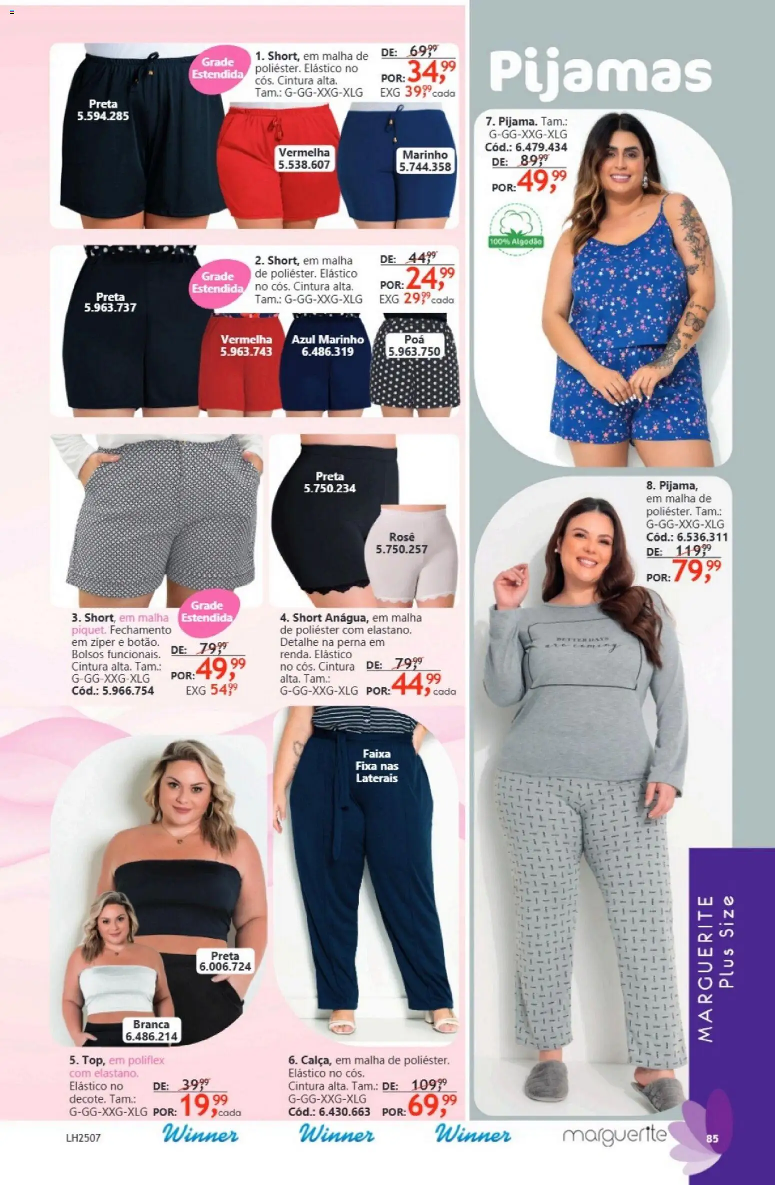 Quatro Estações Folheto - válido de 01.01.2026 | Página: 85 | Produtos: Grade, Pijamas, Algodão