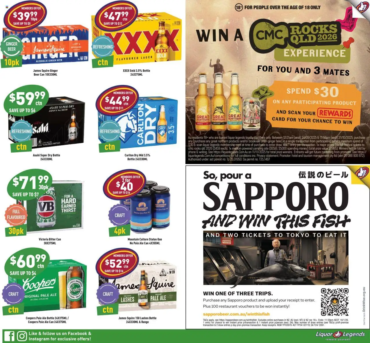 Liquor Legends catalogue - valid from 24.09.2025 | Page: 7 | Products: Light, Beer, Fish, Phone