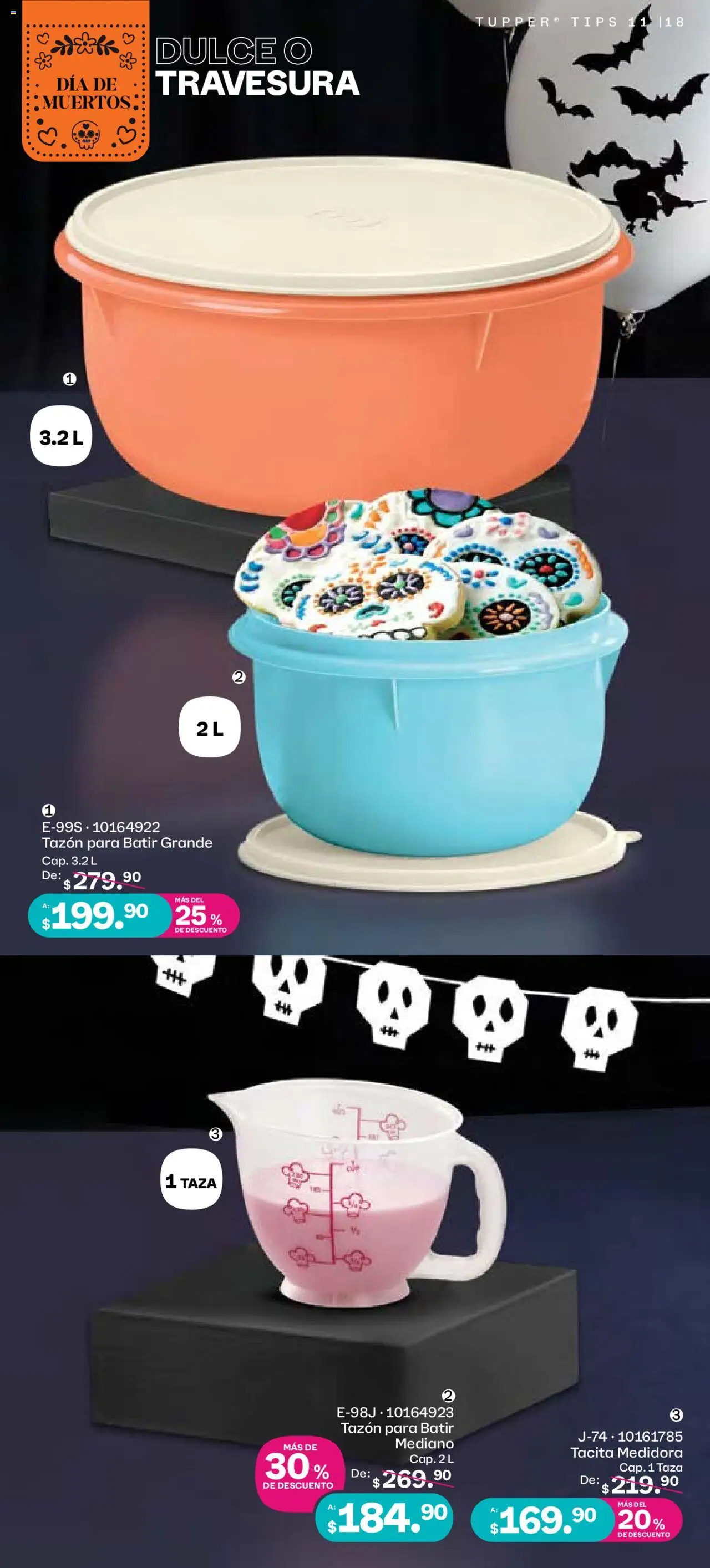 Nuevas ofertas de Tupperware válidas en toda la República Mexicana desde el 06.10.2025. ¡Encuentra las mejores ofertas en Tupperware - Catálogo! | Página: 18 | Productos: Taza, Tupper