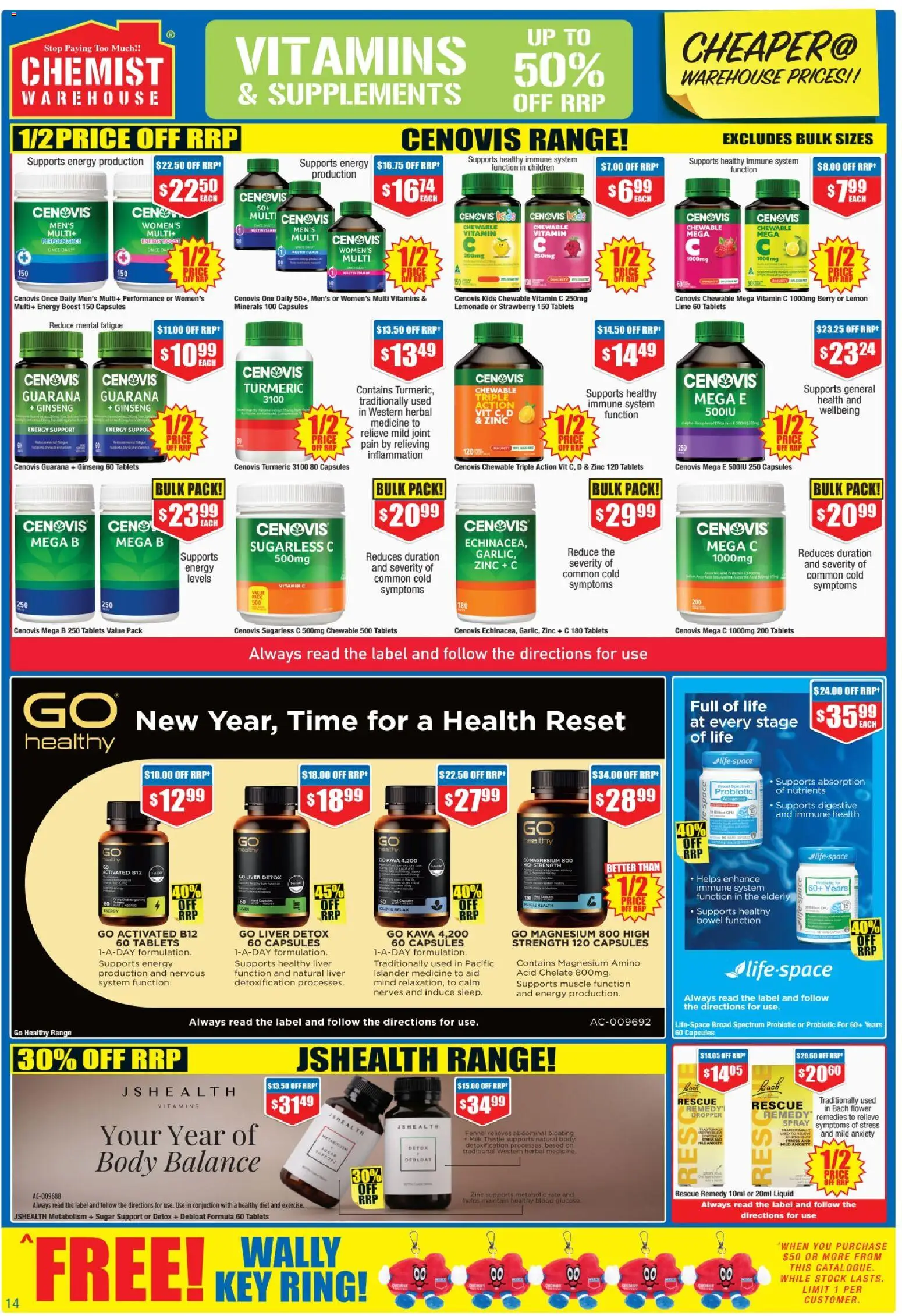 Chemist Warehouse catalogue - valid from 01.01.2026 | Page: 14 | Products: Lemon, Herbal, Nutrients, Vitamin
