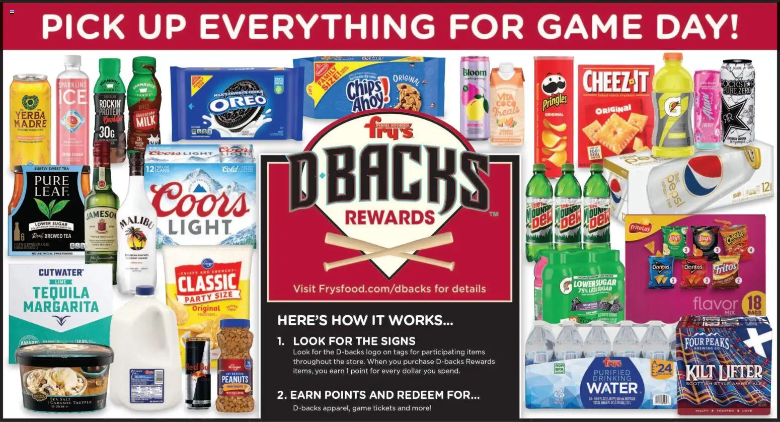 Fry's Food Weekly Ad - valid from 22.04.2026 | Page: 13 | Products: Milk, Chocolate, Water, Game