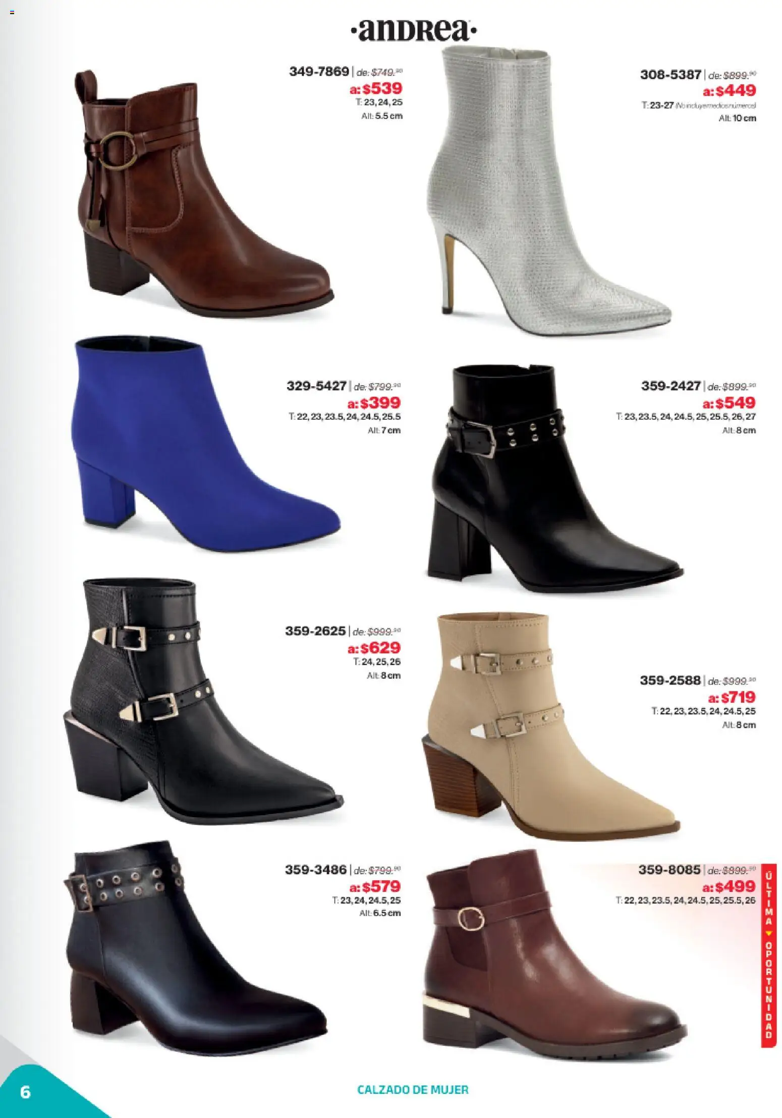 Nuevas ofertas de Andrea válidas en toda la República Mexicana desde el 02.11.2025. ¡Encuentra las mejores ofertas en Andrea catálogo Outlet! | Página: 6