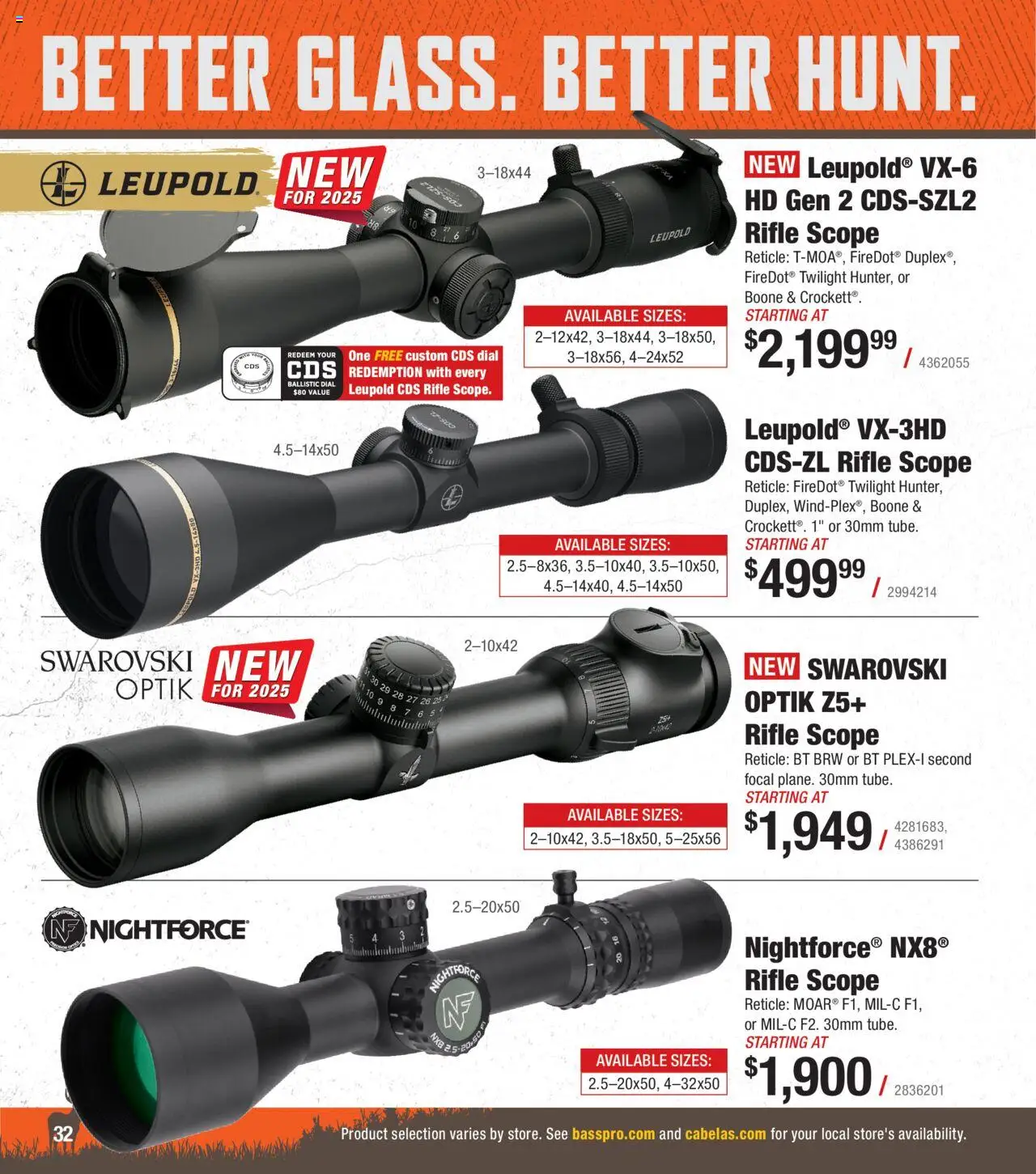 Cabela's Deer Hunting 25 - valid from 01.10.2025 | Page: 32 | Products: Rifle