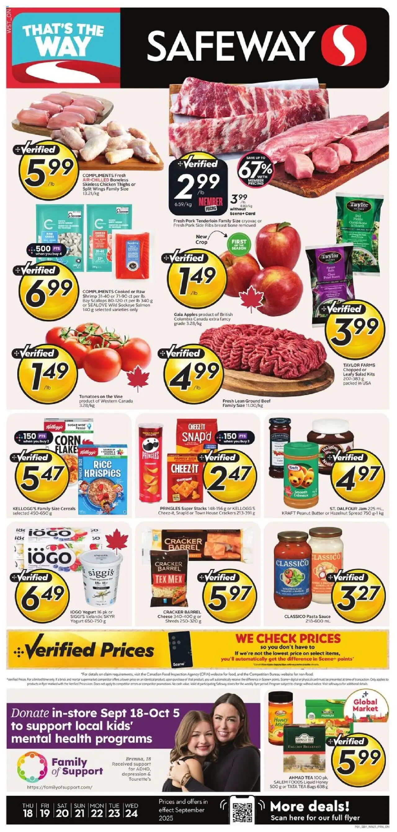 Safeway flyer valid from 18.09.2025 | Page: 1