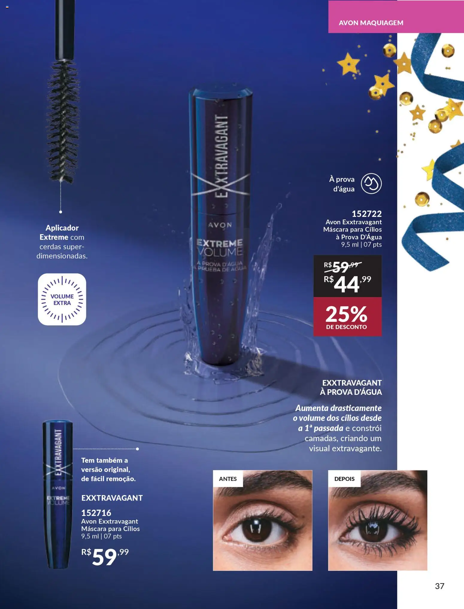 Avon Folheto - válido de 15.01.2026 | Página: 37 | Produtos: Maquiagem, Máscara para cílios
