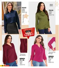 Vista previa de Cklass catálogo Rebajas Navideñas Calzado, nuevo folleto de la tienda, válido en México a partir del 30.11.2025 | Página: 485 | Productos: Blusa, Camisa, Manga