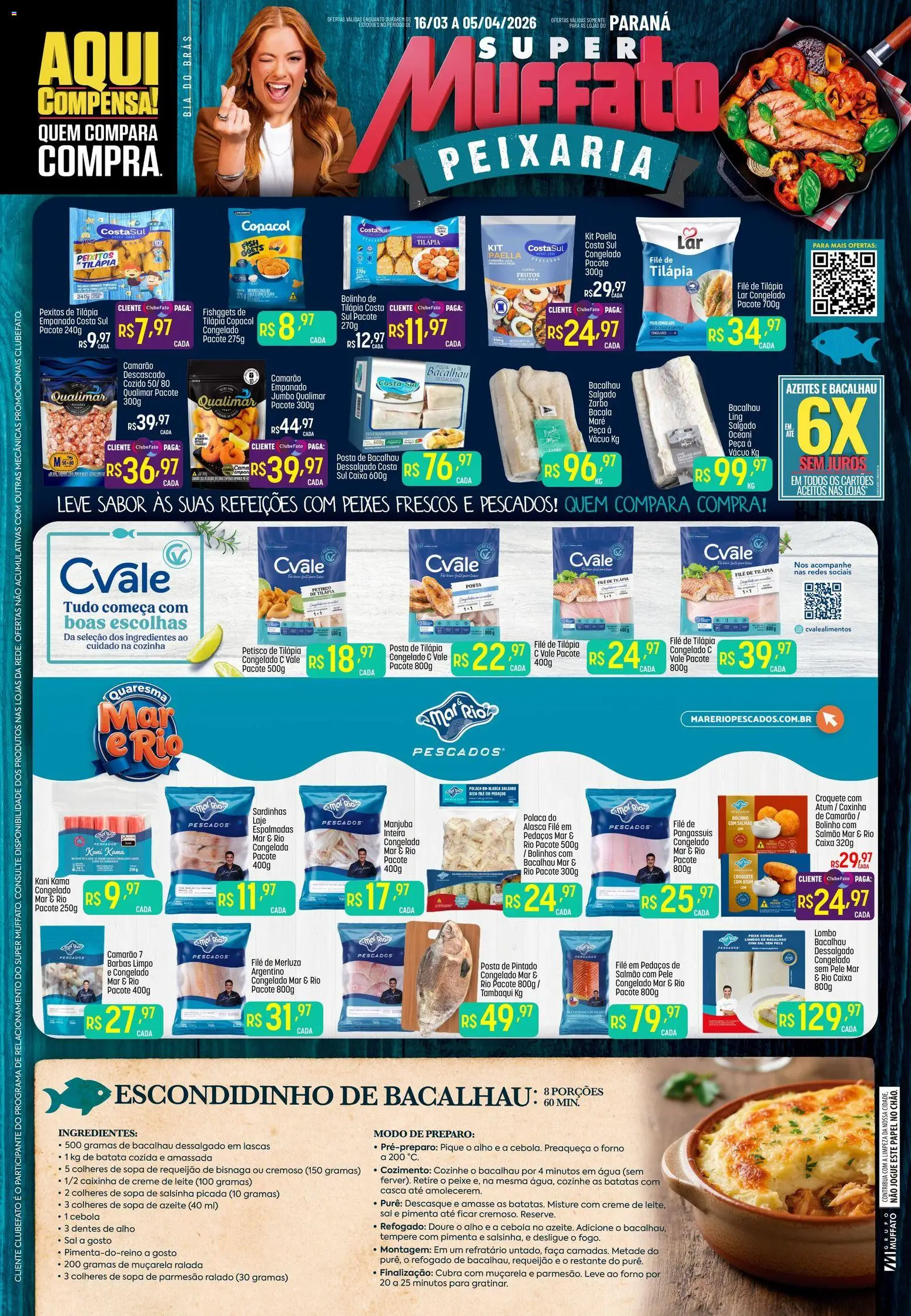 Super Muffato Folheto - válido de 16.03.2026 | Página: 1 | Produtos: Forno, Alho, Creme, Azeite