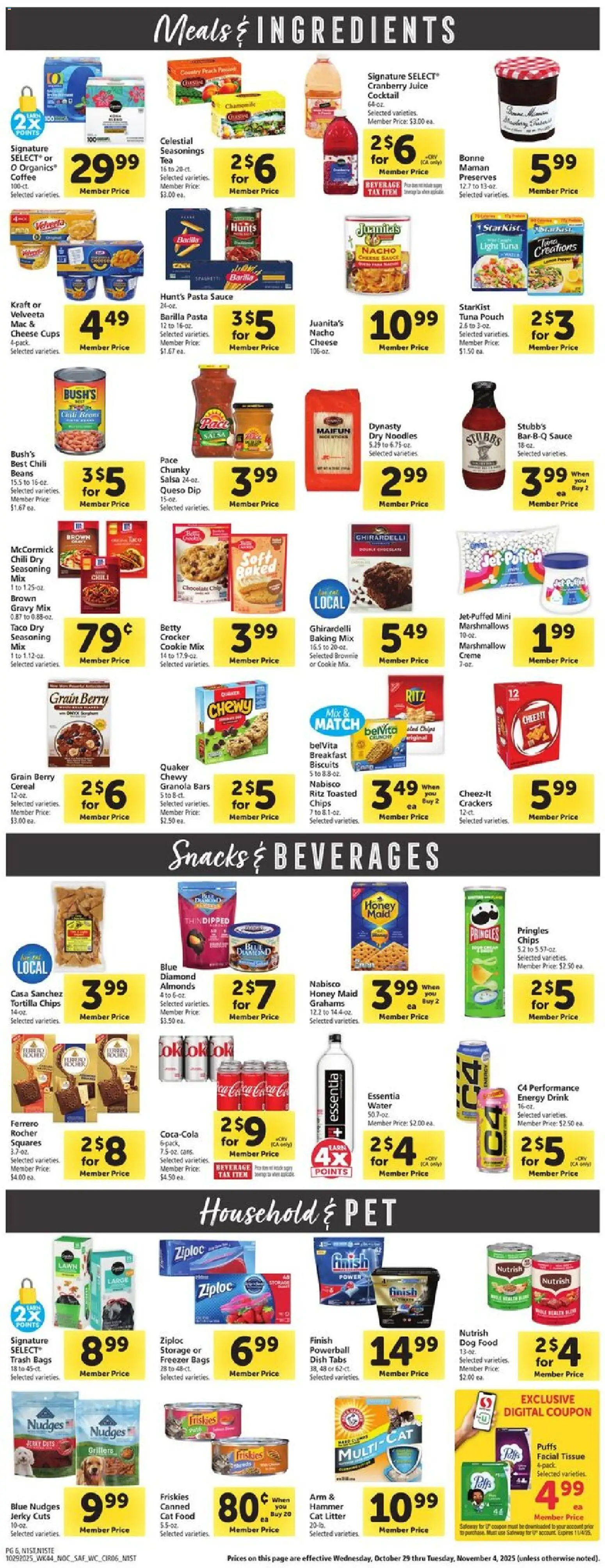 Safeway Weekly Ad - valid from 29.10.2025 | Page: 6