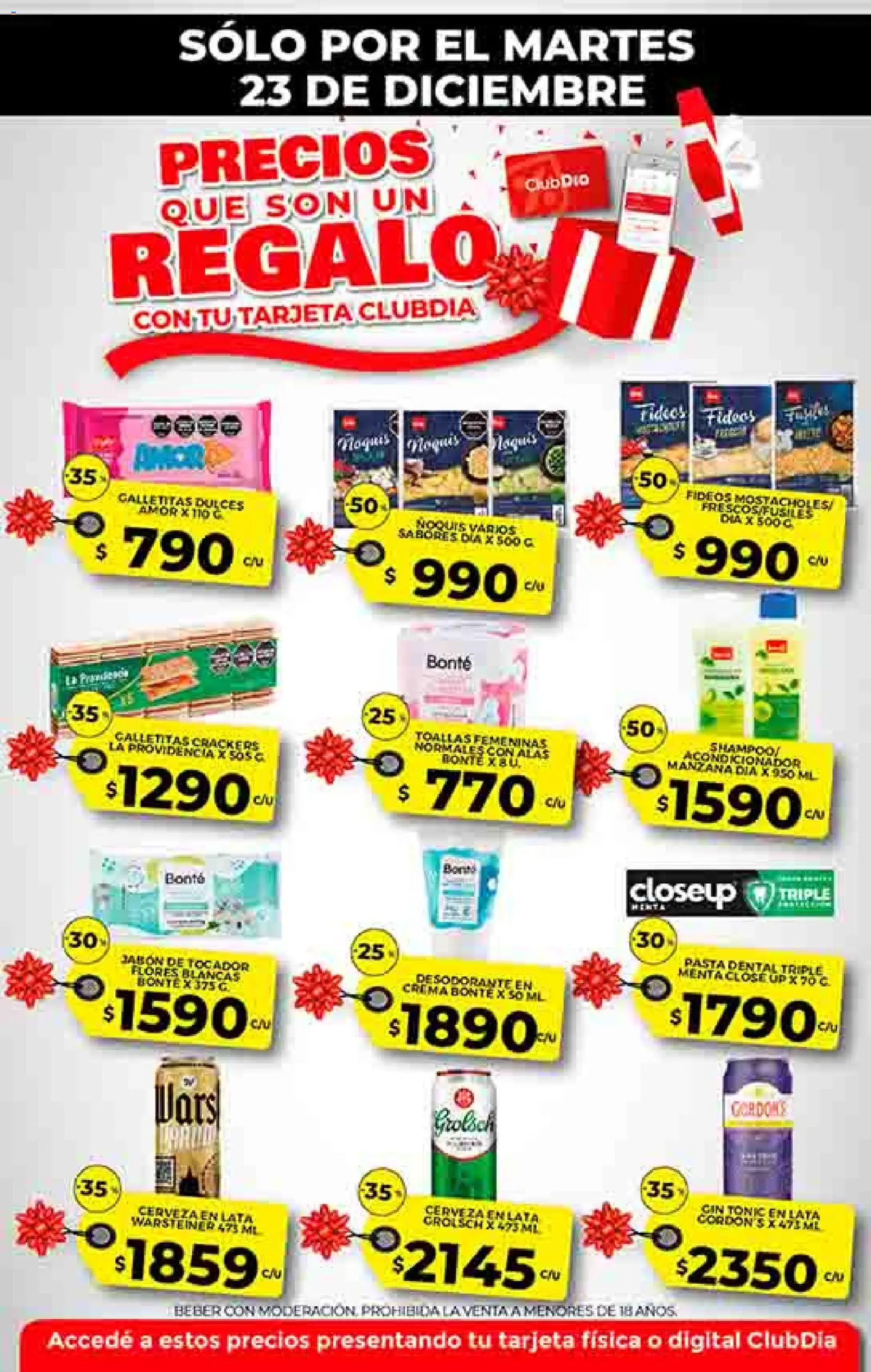 Dia - Ofertas  │ válido desde el 17.12.2025 | Página: 11 | Productos: Galletitas, Cerveza, Fideos, Pasta