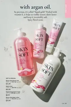Preview of Avon weekly ads valid from 17.12.2025 | Page: 15 | Products: Vitamin, Bath, Shower, Cream