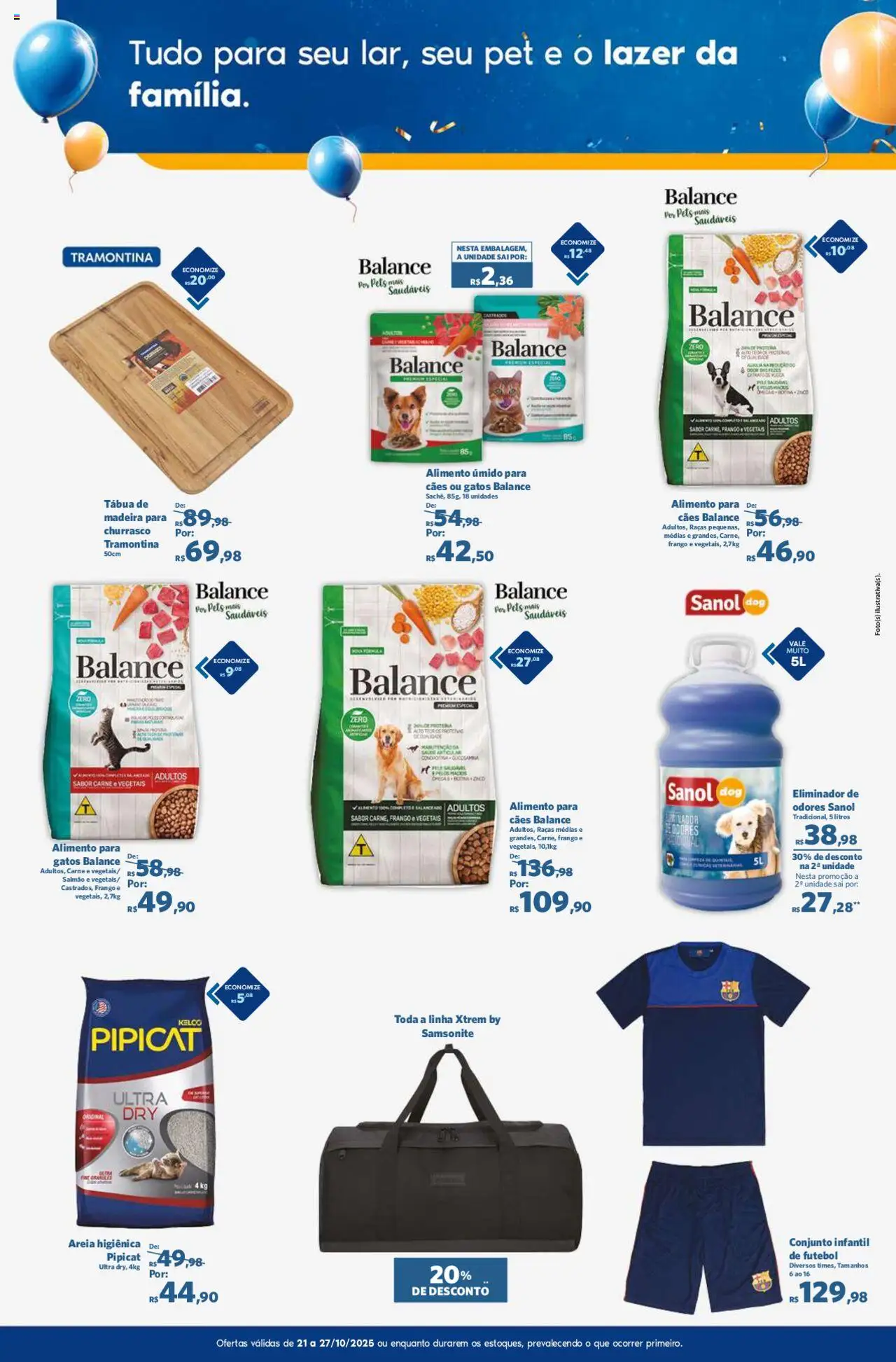 Sam's Club Folheto - válido de 21.10.2025 | Página: 12 | Produtos: Areia, Alimento úmido, Carne, Tábua