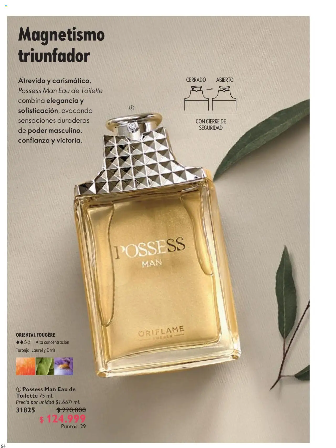 Oriflame revista - valida desde el 12.07.2025 | Página: 64 | Productos: Eau de toilette