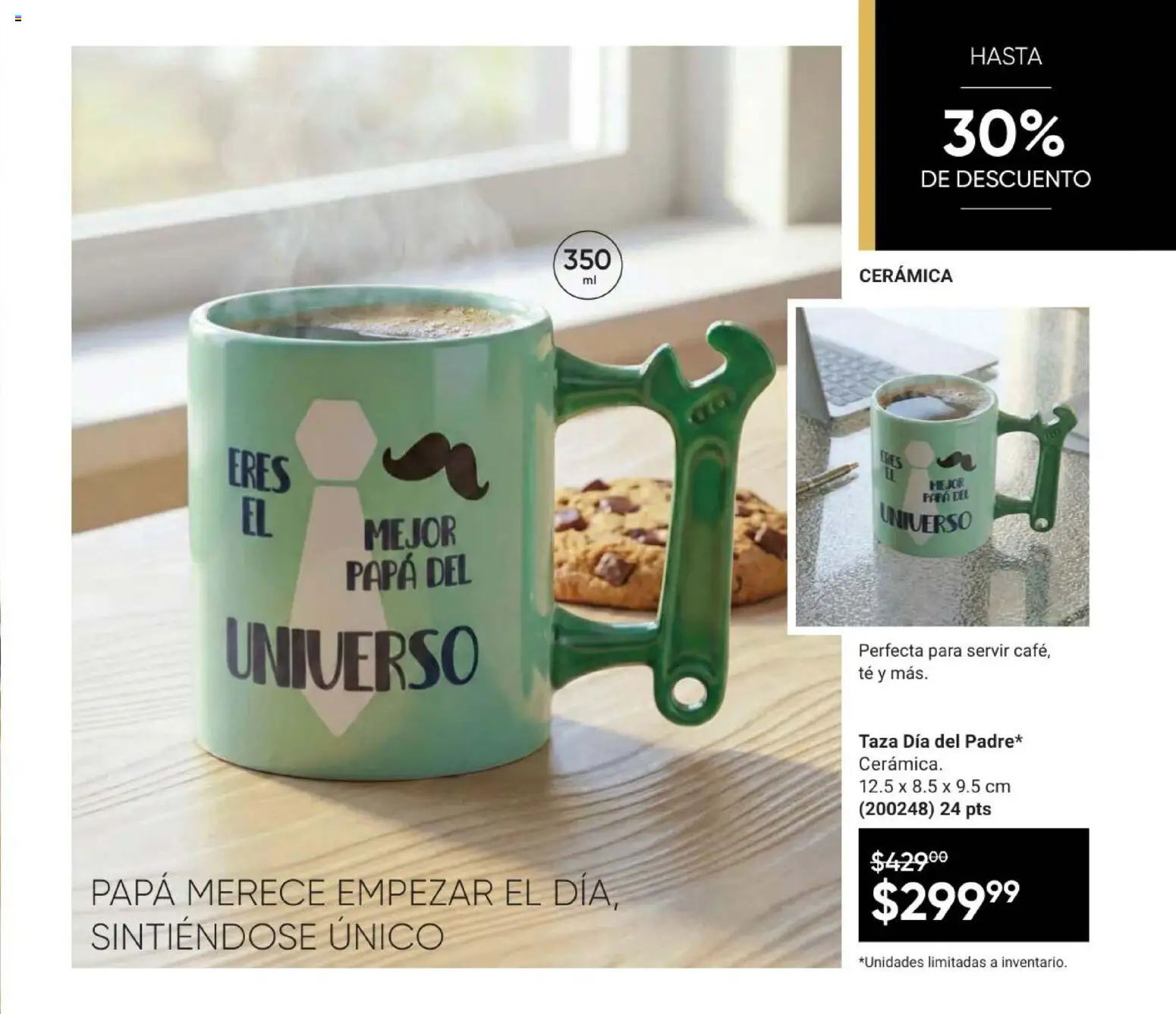 Nuevas ofertas de AVON válidas en toda la República Mexicana desde el 08.05.2026. ¡Encuentra las mejores ofertas en AVON Casa & Estilo 8 2026! | Página: 23 | Productos: Papa, Taza, Té