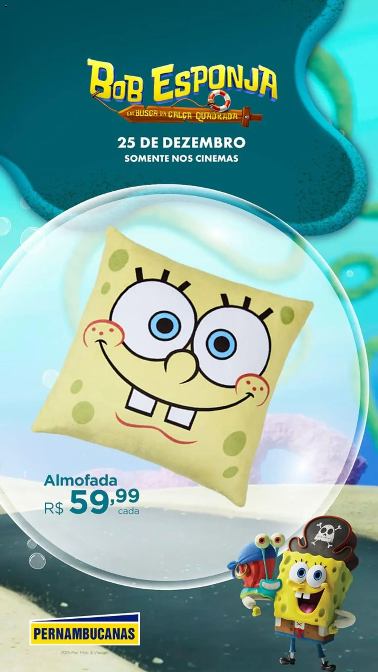 Pernambucanas Folheto - válido de 10.12.2025 | Página: 3 | Produtos: Esponja, Almofada, Calça