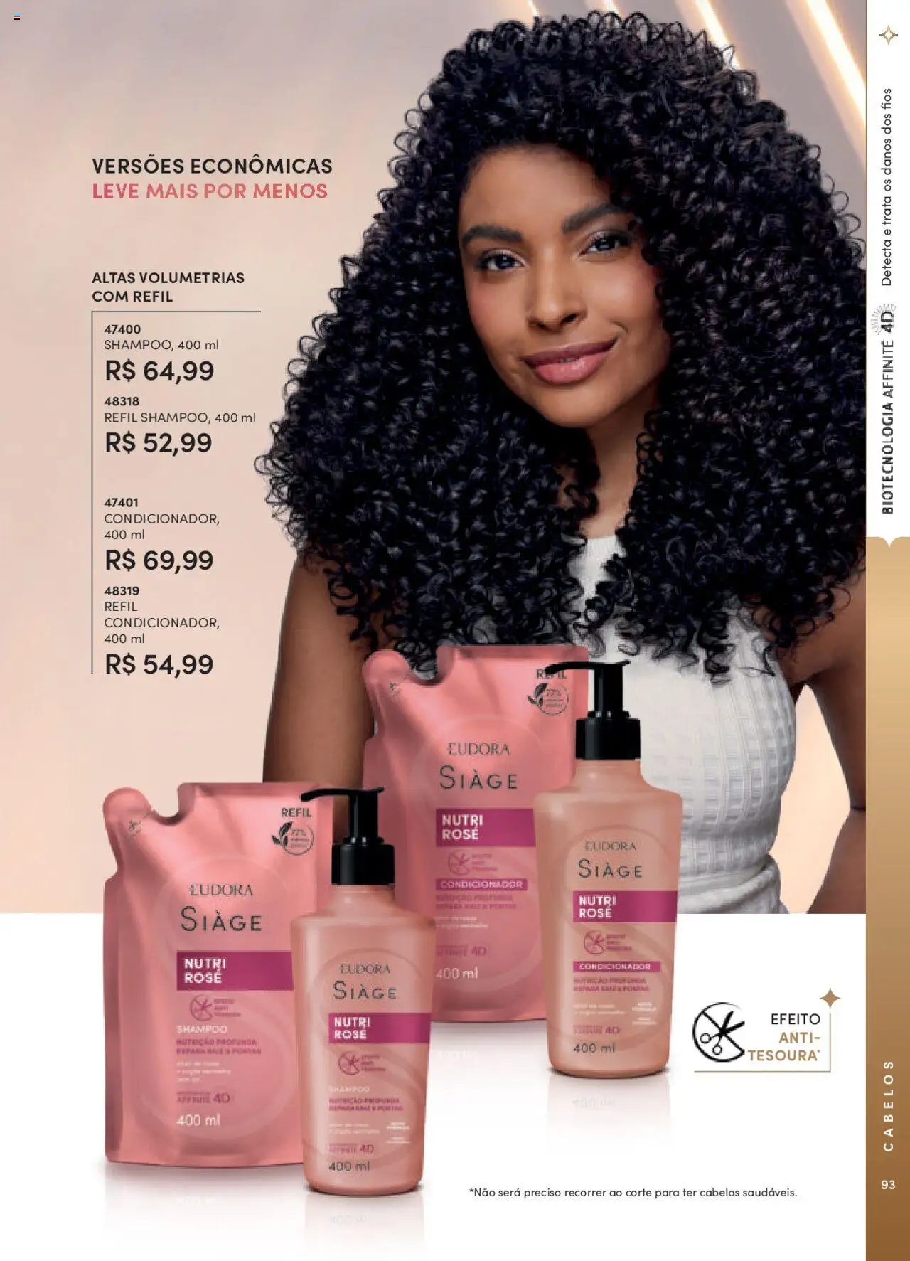 Eudora Folheto - válido de 08.09.2025 | Página: 93 | Produtos: Shampoo, Condicionador